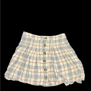 American Eagle Outfitters Skater Mini Skirt Gray Pink